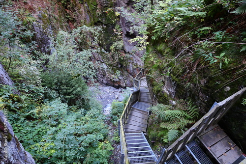 The Trient Gorges in the Valais region in Switzerland 