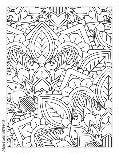 Flower Mandala  Floral Mandala  Flower Mandala Coloring Page   Floral Mandala Mandala Coloring Page 