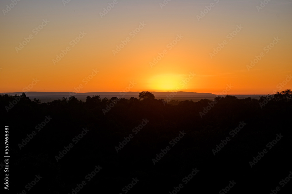 sunrise on safari