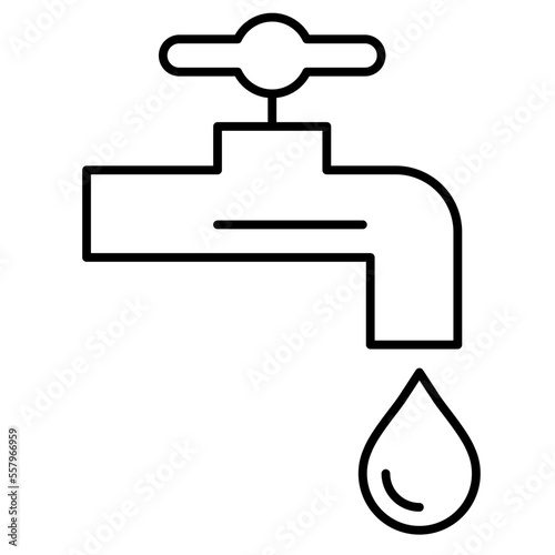 Tap water ecology icon