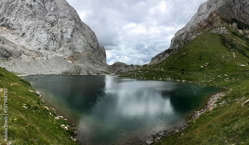 Volaia lake is an alpine lake in Carinthia, Austria, located near the homonymous pass, on the border with Italy (municipality of Forni Avoltri).