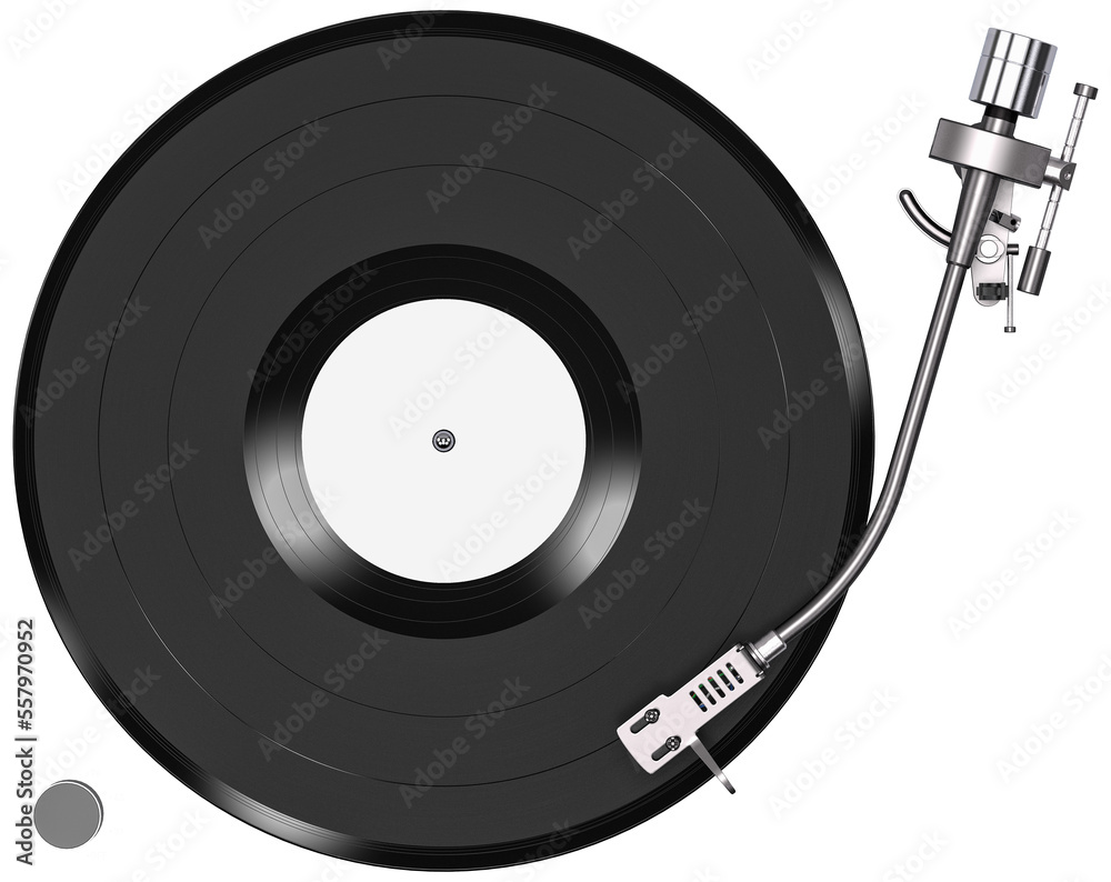 turntable record player without housing