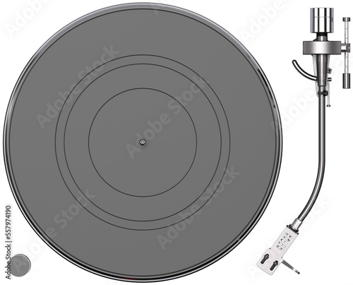 turntable record player no record slip pad tone arm photo
