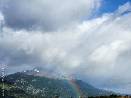 Rainbow in Torres del Paine National Park