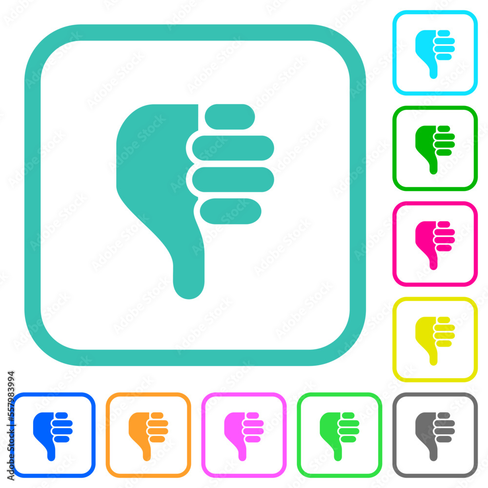 left handed thumbs down solid vivid colored flat icons left handed thumbs down solid vivid colored flat icons