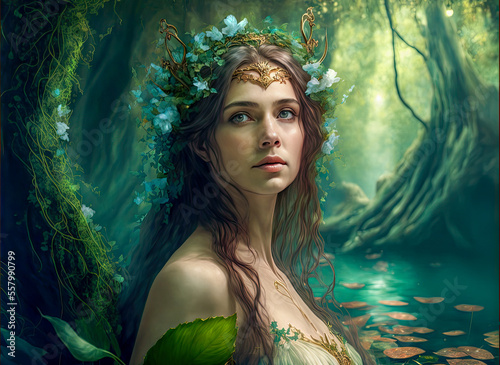 Lady of The Shalott at Water's Edge - Seeking Camelot