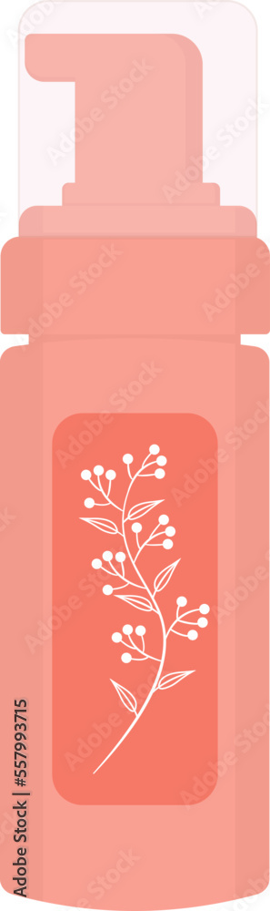 Set of tubes organic cosmetics. Collection of flowers, leaves and skincare. Vector illustration. Set of tubes organic cosmetics. Collection of flowers, leaves and skincare. Vector illustration.