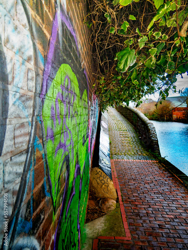 Fotografie Canalside view