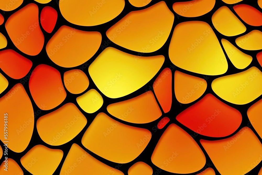 Radiant orange pop art on a white backdrop. a rasterized representation of a pattern Generative AI Radiant orange pop art on a white backdrop. a rasterized representation of a pattern Generative AI
