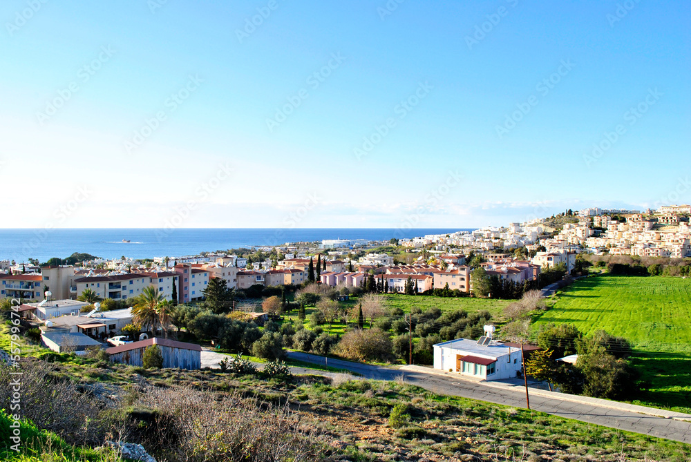 view of the city in cyprus