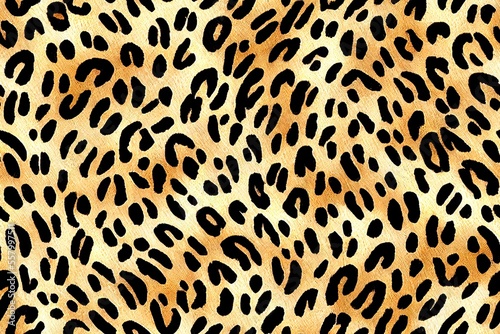 Leopard print  animal print  and leopard fur all have the same seamless quality. Generative AI