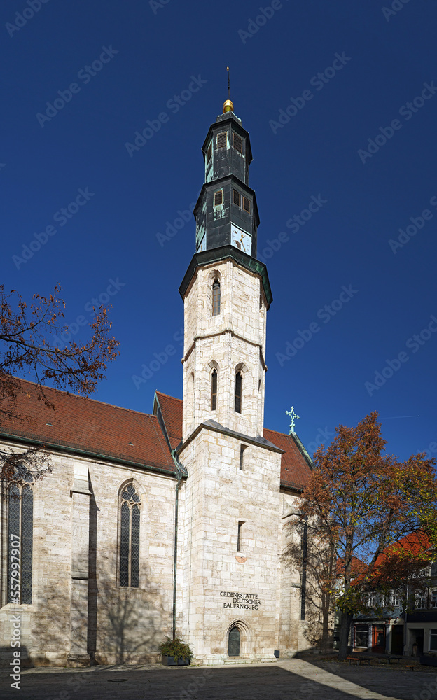 Kornmarkt Kirche in Mühlhausen - Gedenkstätte Bauernkrieg