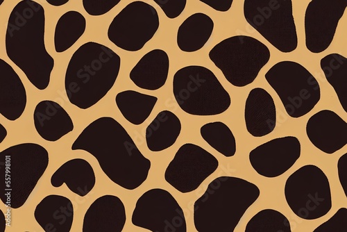 Leopard and tiger skin print, seamless. Generative AI