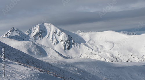 Winter mountain landscape. Landscape in the Tatras. © roobcio