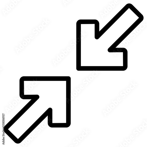 dowsize arrows icon