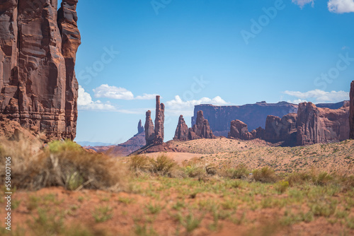 monument valley in navajo nations photo