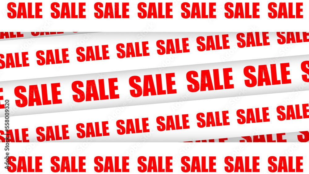 red colour sale text on white background. 3d illustration red colour sale text on white background. 3d illustration