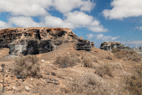 Stratified City - Felsformationen Antigua rofera de Teseguite auf Lanzarote