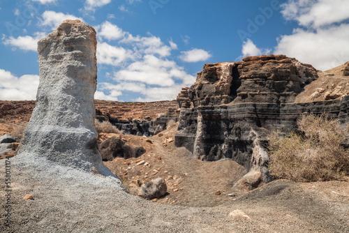 Stratified City - Felsformationen Antigua rofera de Teseguite auf Lanzarote