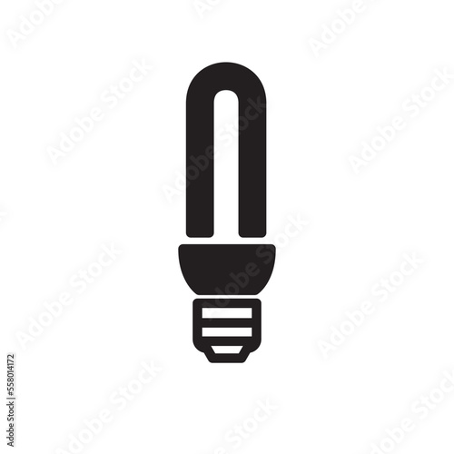 Light bulb icon vector logo design template