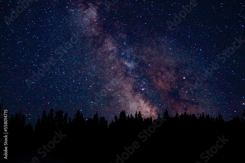 Moutains with Milky Way