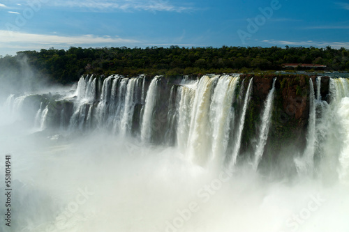 iguazu falls on the argentine side with devil s throat and different waterfalls and walks