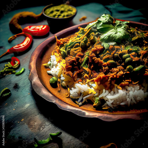 Ghormeh - Iranian stew with lamb photo