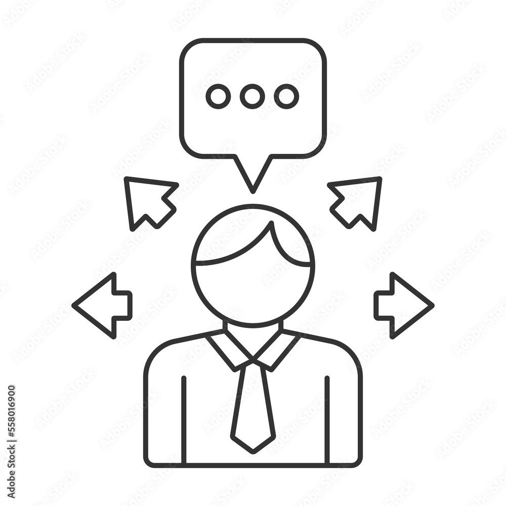 Communication vector icon. Line sign for mobile concept and web design. Symbol, logo illustration. Vector graphics Communication vector icon. Line sign for mobile concept and web design. Symbol, logo illustration. Vector graphics
