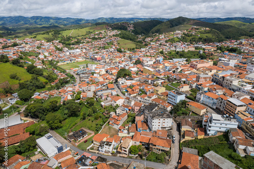 Aerial image of the city of Cunha. Interior of the state of São Paulo. Brazil.