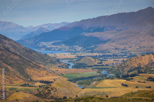  Qeenstown stunning views, beautiful scenery and landscape, mountains and lakes, South Island, New Zealand