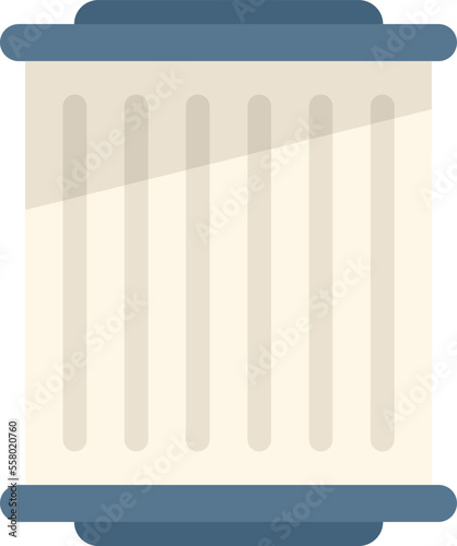 Clean pool filter icon flat vector. Cleaning pump. Repair service isolated