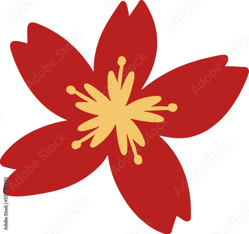 Chinese flower illustration