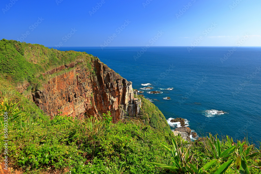 Longdong Bay at Northeast coast of Taiwan (New Taipei City and Yilan) National Scenic Area.