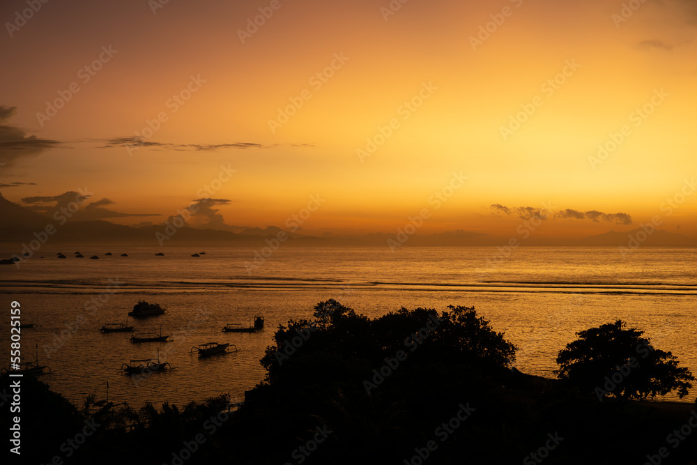 Sunrise view at Sanur Bali