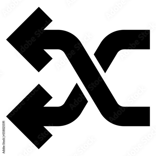 shuffle arrows icon