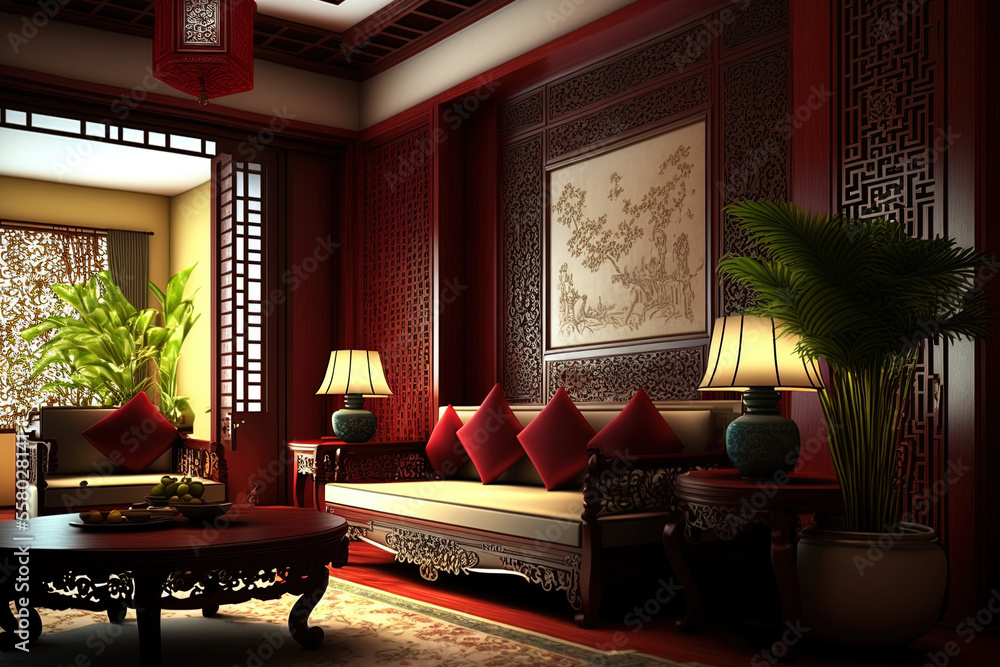 Chinese Inspired Interior Design For