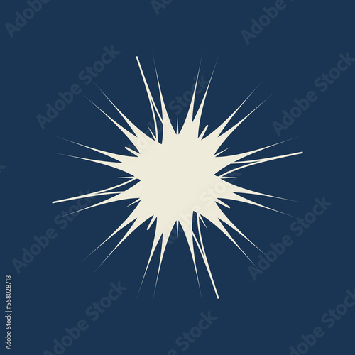 Abstract illustration on black backdrop. Winter holiday banner. Futuristic style.