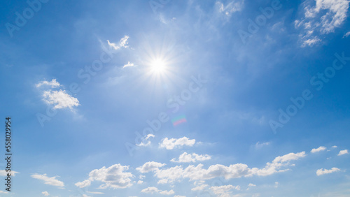 Panoramic view of clear blue sky and clouds  clouds with background.