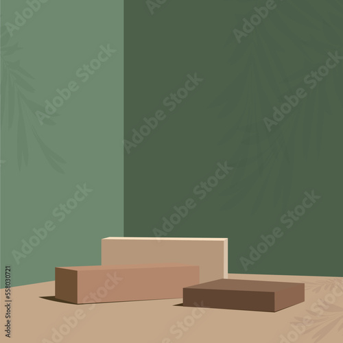 Abstract background mock up scene for product display
