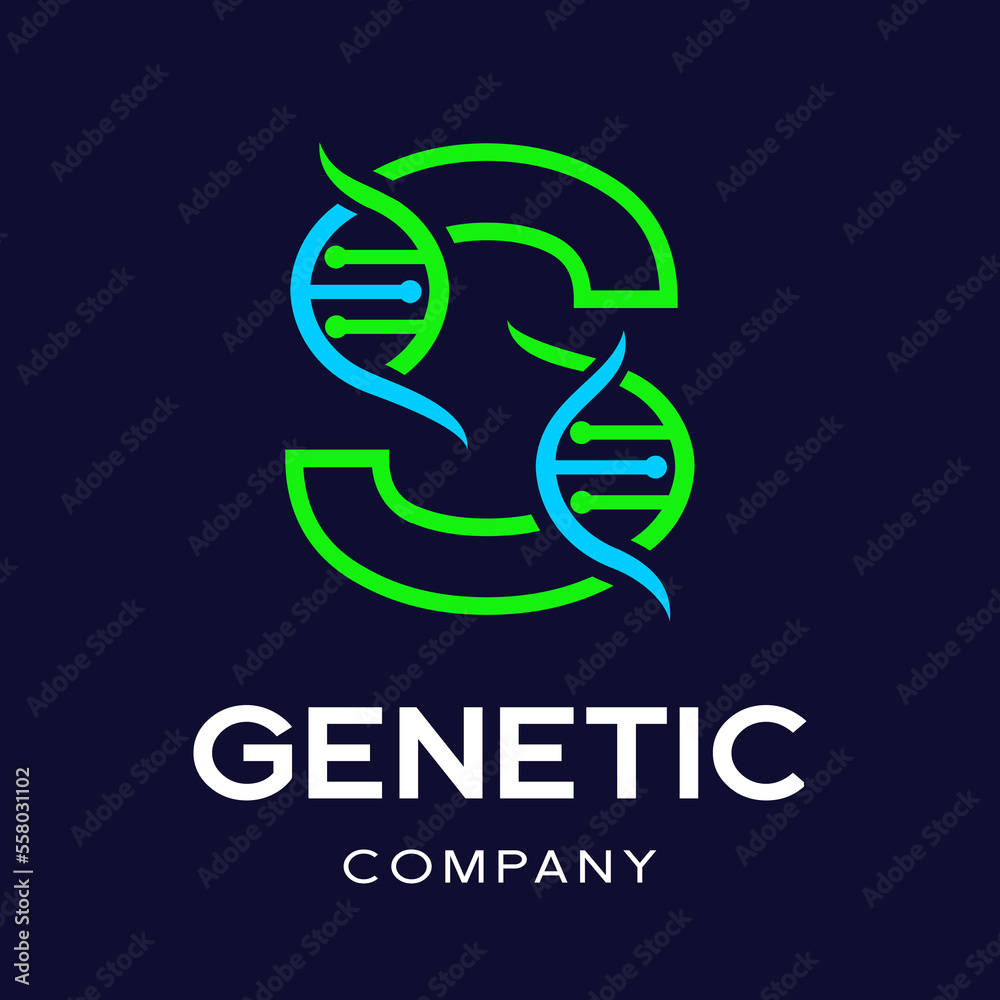 Letter S Genetic DNA vector logo template. Design with chromosome symbol. This logo is suitable for research, science, medical, logotype, technology, lab, molecule, protein, nucleus, spiral. Letter S Genetic DNA vector logo template. Design with chromosome symbol. This logo is suitable for research, science, medical, logotype, technology, lab, molecule, protein, nucleus, spiral.