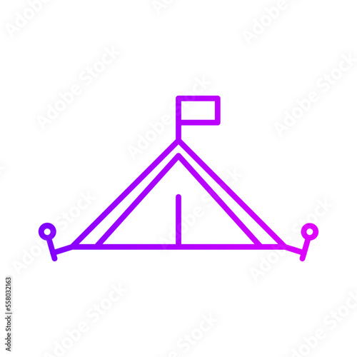 tarp gradient icon