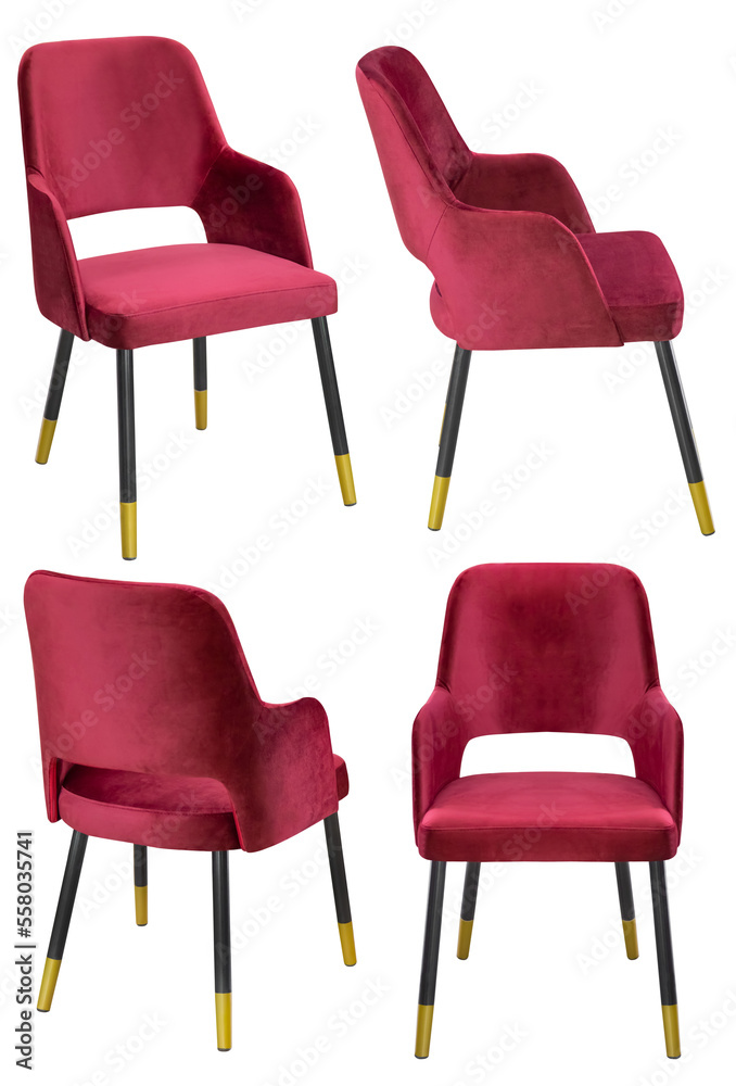 Stool for a home or cafe. An element of the interior. Isolated from the background. In different angles Stool for a home or cafe. An element of the interior. Isolated from the background. In different angles