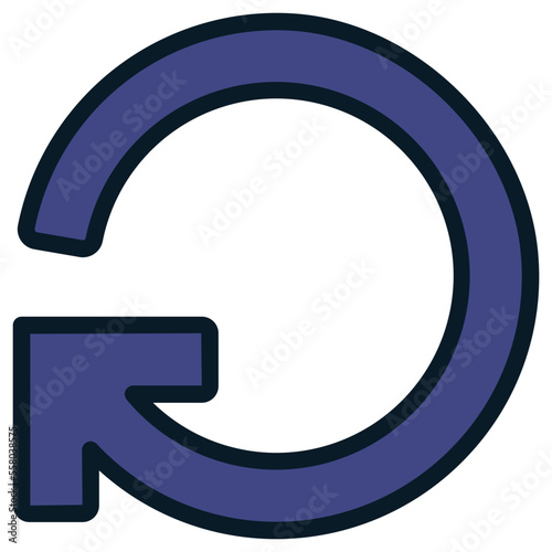 reload purple arrow icon