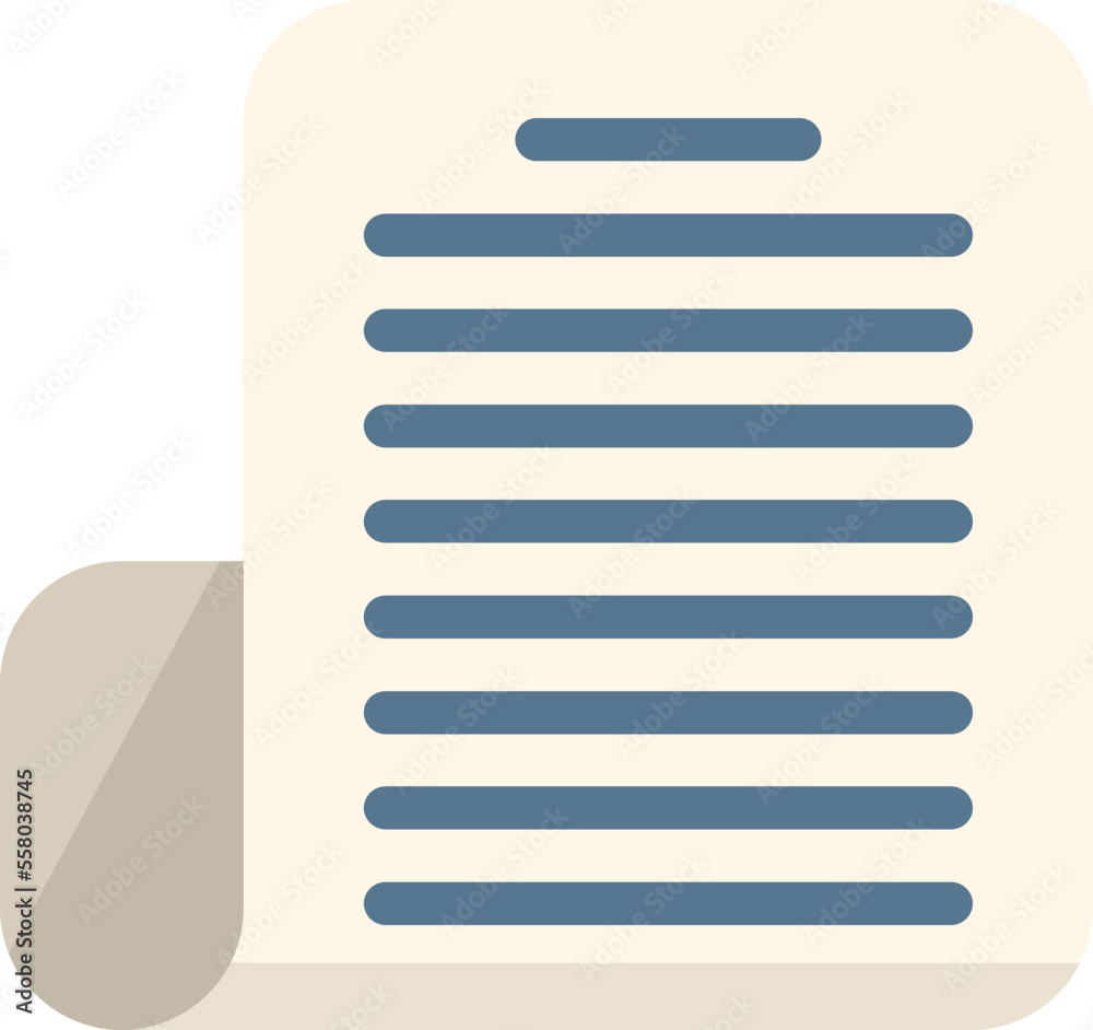Finance paper icon flat vector. Report document. Chart data isolated Finance paper icon flat vector. Report document. Chart data isolated