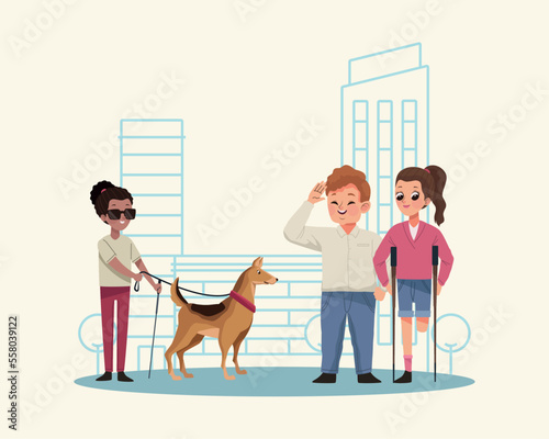 disability persons on the city
