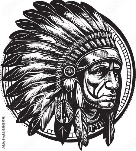 portrait of an apache