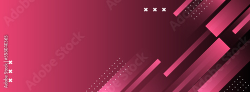 banner background. full color, gradations of pink and black