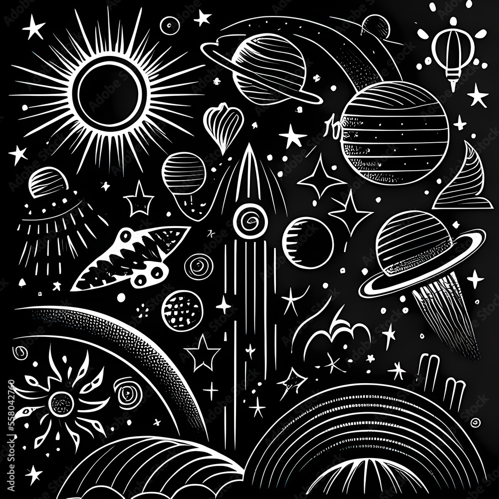 The solar system, the sun, and other celestial entities as a