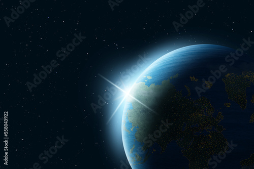 Fototapeta Naklejka Na Ścianę i Meble -  Earth view