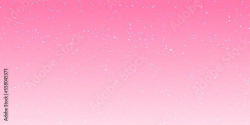 Fototapeta Naklejka Na Ścianę i Meble -  Snow falling light background. Holiday glowing backdrop. Defocused Background With Blinking Stars. Blurred Bokeh